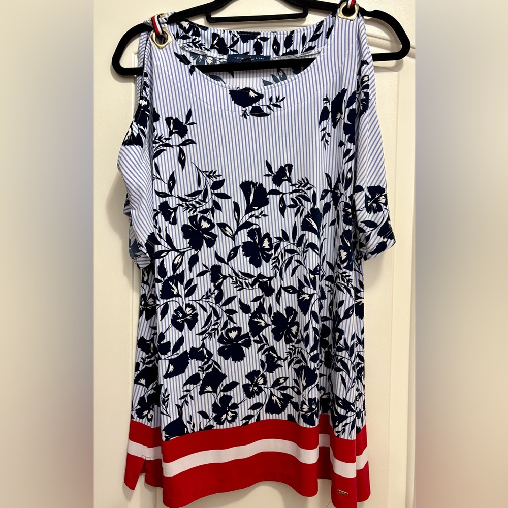 Tommy Hilfiger Floral Striped Women's Top